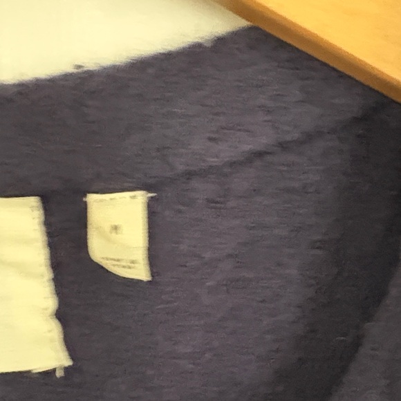 Navy Ruffled Button-Up Coat - Picture 5 of 7